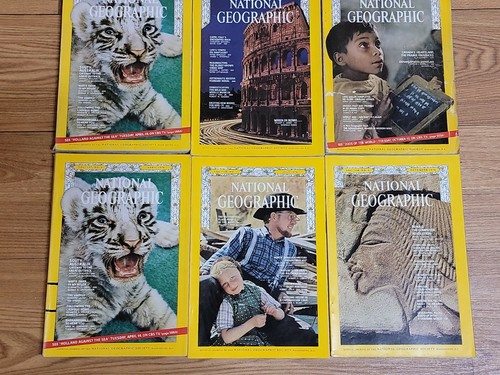 10-1970 NATIONAL GEOGRAPHIC MAGAZINE LOT - Assorted Lot - Picture 3 of 5