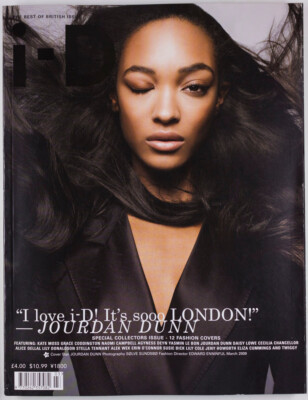 JOURDAN DUNN SOLVE SUNDSBO - Rare Ltd edition cover variant i-D fashion magazine