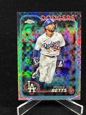 2024 Topps Chrome X-Fractor Parallel #296 Mookie Betts Dodgers Xfractor