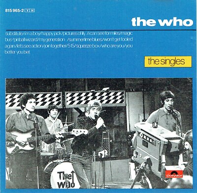 (CD) The Who - The Singles - My Generation, Pinball Wizard, Pictures Of Lily