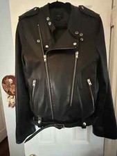 Iro Hydo Mens Leather Jacket Size Medium