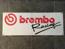 Brembo Racing banner motorsports brakes calipers performance racing shop garage