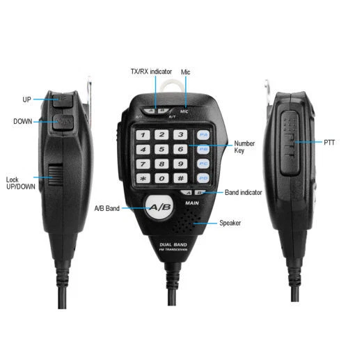 Retevis RT95 Amateurfunkgeräte Transceiver mit Drehbarem LCD Display,DualBand - Bild 4 von 4