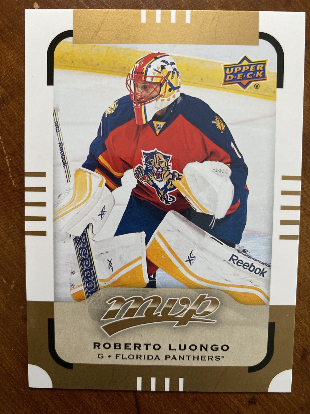 15-16 UD MVP Hockey 19 Roberto Luongo