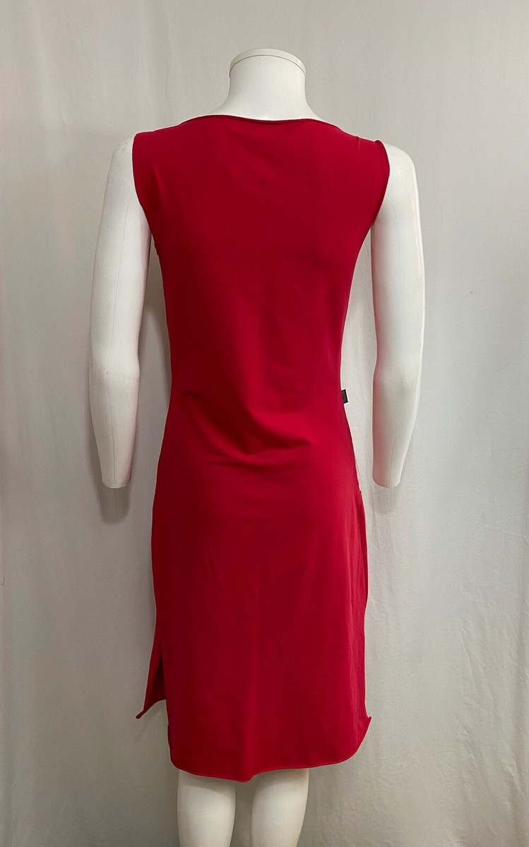 ワンピース MOSCHINO JEANS Woman Dress Red 04093723 0129 Vtg MOSCHINO JEANS RED JAPANESE PRINT DRESS 44 M | eBay
