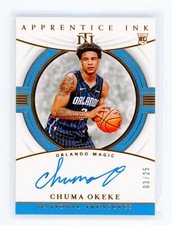 Chuma Okeke 2019 National Treasures Apprentice Ink Bronze Auto 3/25 Jersey #