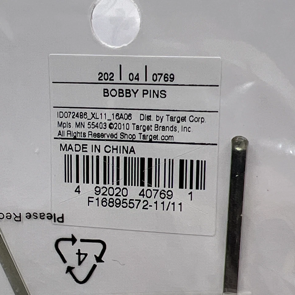 xhilaration синий перо и граненый искусственный драгоценный камень украшенный Бобби булавки 4 комплекта 2 ea. - Изображение 4 из 4