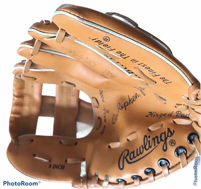 Rawlings Baseball Glove Youth Cal Ripken Jr Right Hand Thrower