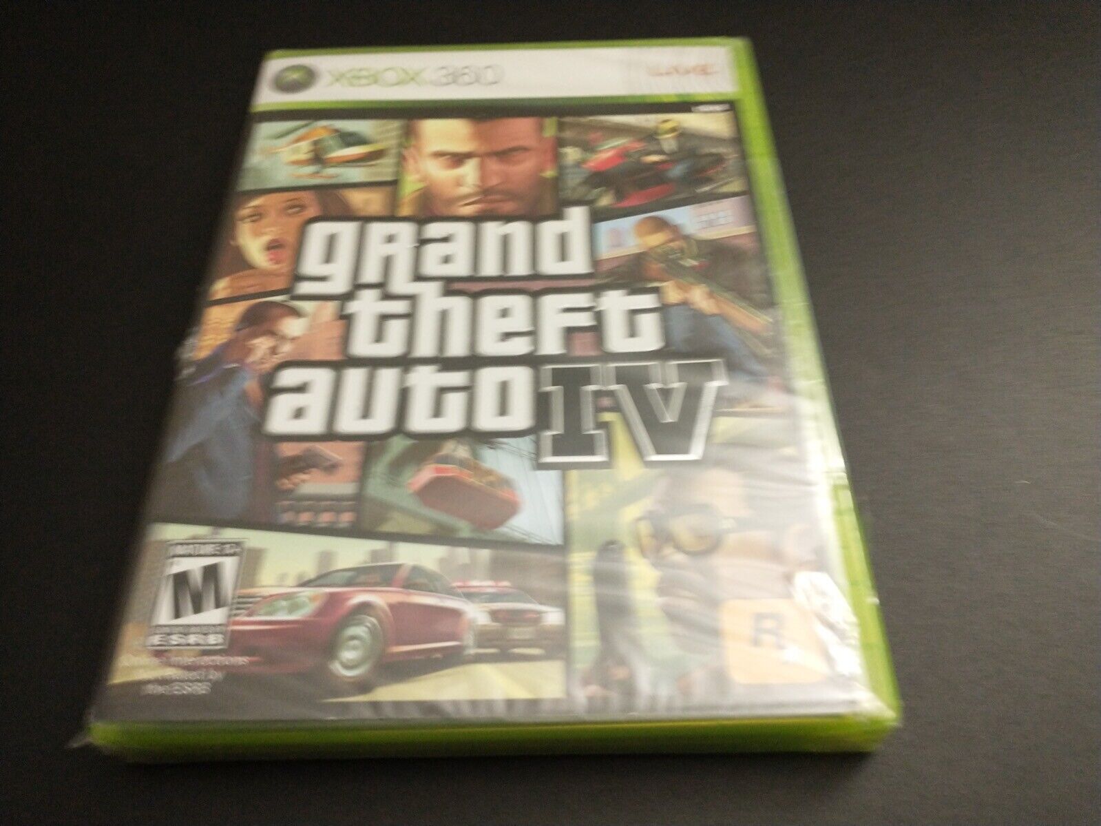 Grand Theft Auto IV Original Sortie Microsoft Xbox 360 Tout Neuf Y-Fold Scellé