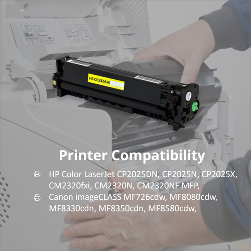 The Cartridge People 2,800 Pages Compatible Yellow ,304A CC532A - Picture 5 of 7