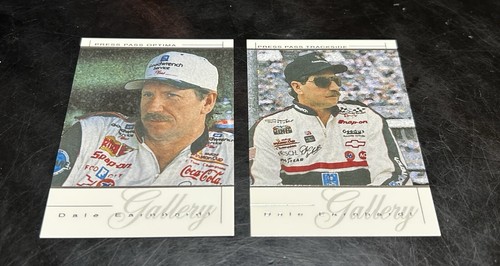 (2) 2004 PRESS PASS DALE EARNHARDT GALLERY CARDS DEG-27, DEG-44