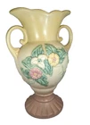 Vintage Hull Art USA Pottery Wildflower W-14 10 1/2" Vase Yellow Pink Green