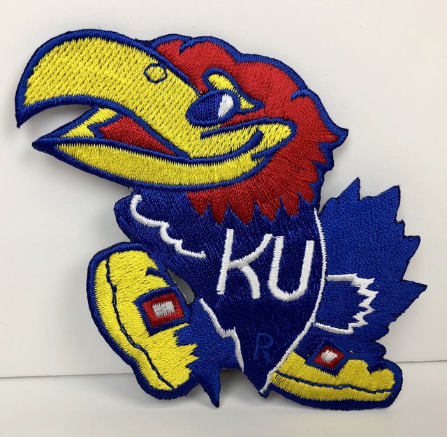 Kansas Jayhawks 4" Embroidered Patch NCAA Licensed NWT eBay