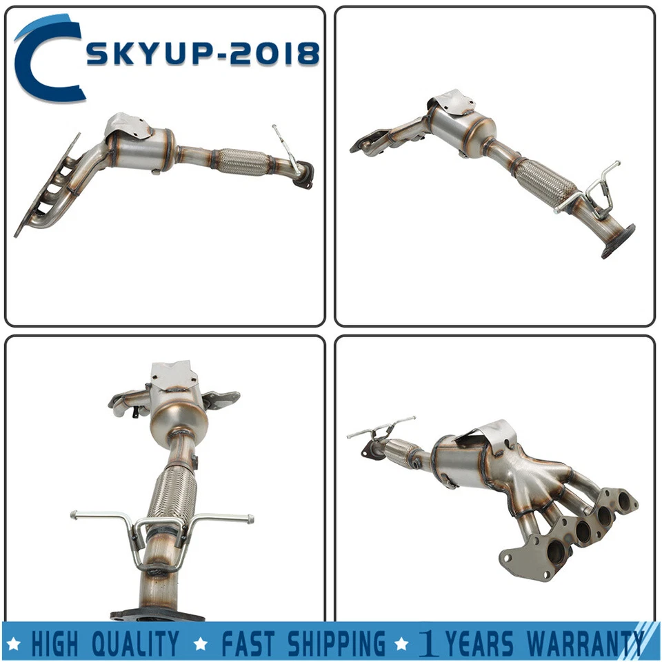 Convertidor catalítico para Ford Focus 2,0 L 2012 2013 2014 2015 2016 2017 2018 Foto 2 de 4