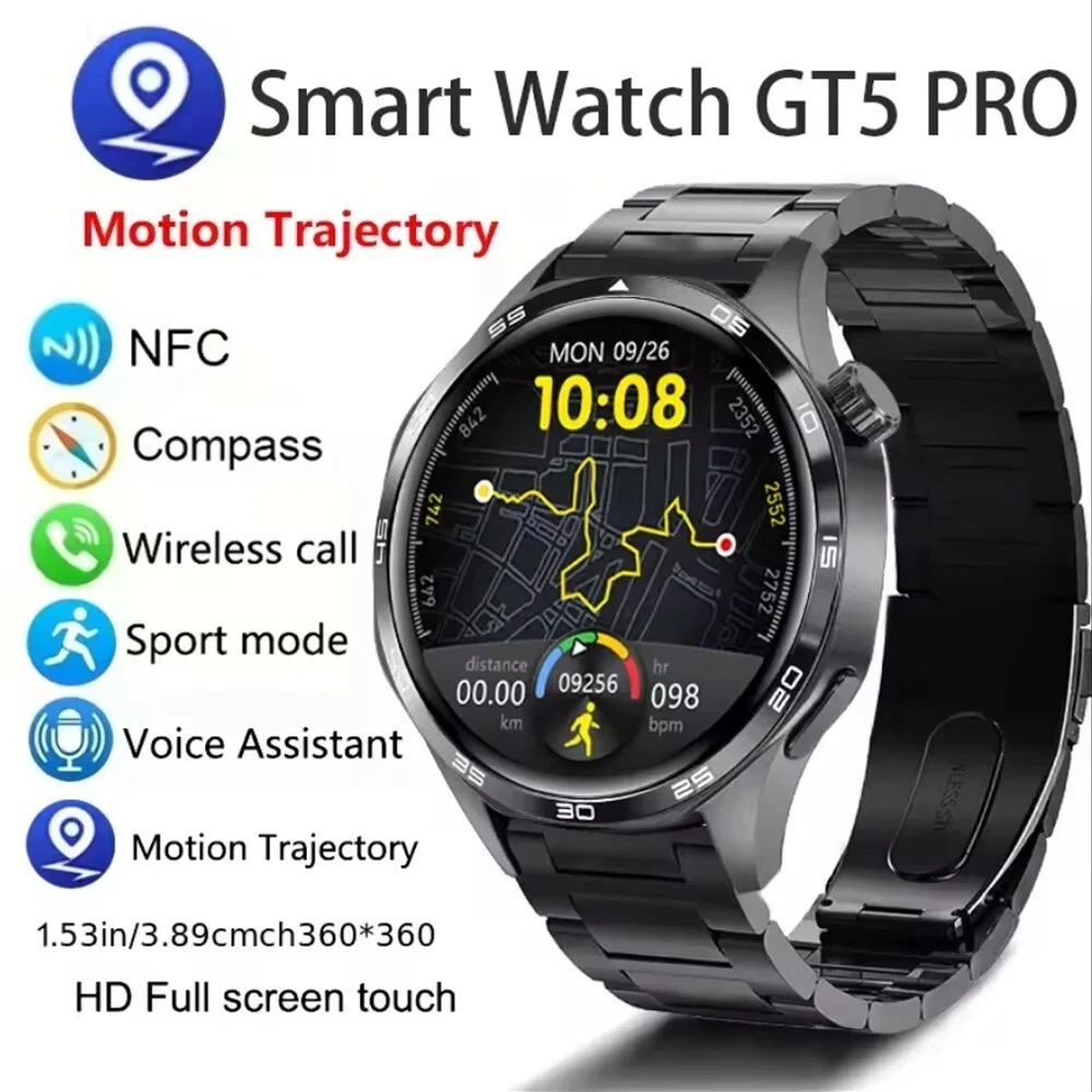 Smart Watch Men Android Bluetooth Call Blood Pressure Heart Rate Function
Opens in a new window or t