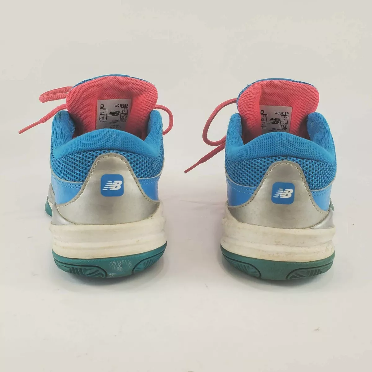 New Balance Womens 851 Tennis Shoes Blue Red WC851BP Low Top Lace Up Mesh 6.5B
