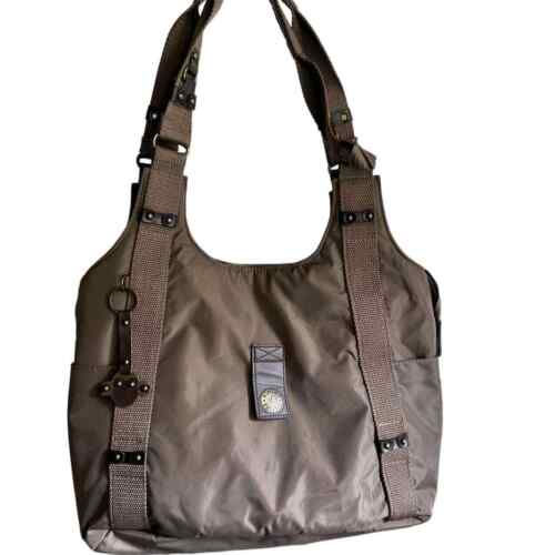 Kipling Large utility tote leather and vinyl shoulder bag  - Picture 1 of 7