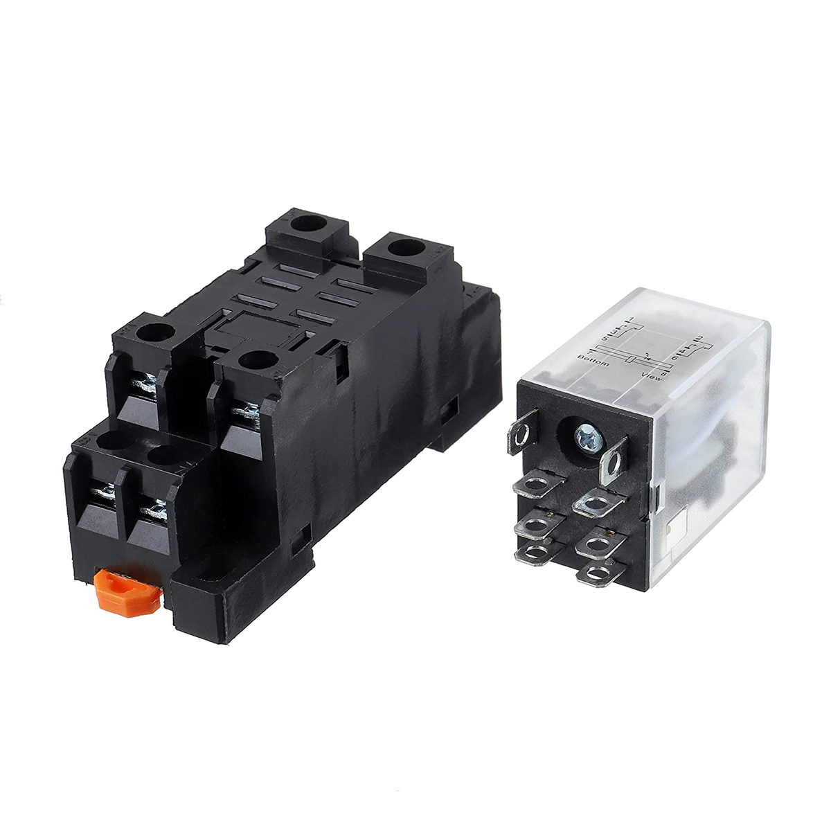 Presa Relè 11 Pin PTF11A Per LY3J, LY3NJ, HH63P, JQX-13F - 2 Pezzi