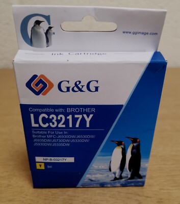 G&G Tintenpatrone - Gelb (NP-B-032117Y / Kompatibel mit BROTHER LC3217Y)
