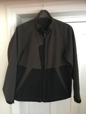 *NEW* MASCOT 42-44" Black/Olive Softshell Jacket Workwear - Lightweight