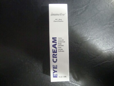 immetee eye cream reduces under eye bags/wrinkles/dark circles and puffiness