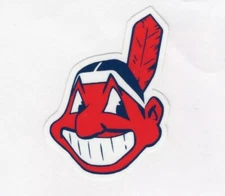 Cleveland Indians Chief Wahoo decal window helmet hard hat to 14" FREE TRACKING