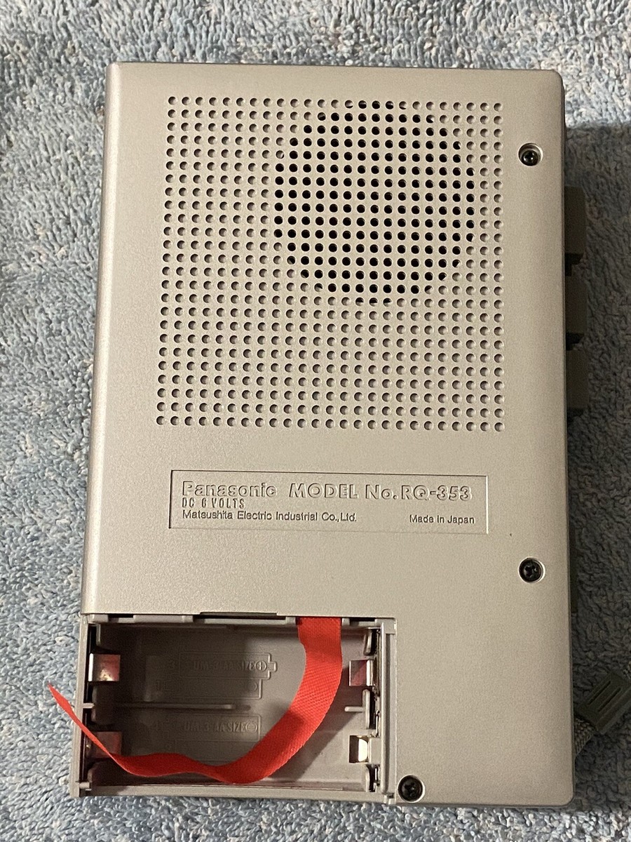 Panasonic Model RQ-353 Mini Cassette Player Recorder Original Box