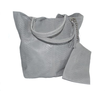 Damen Handtasche Set Echtleder Krokodilleder Tasche Schultertasche