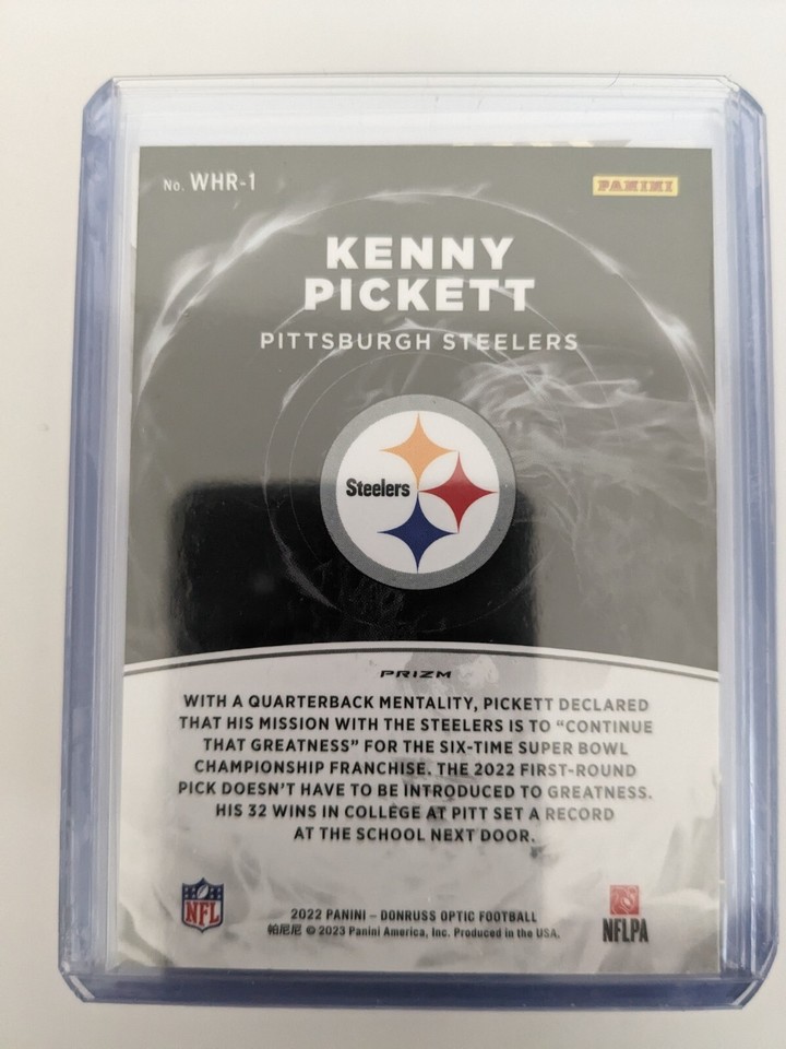 🏆 2022 Donruss Optic WhiteHot Rookies Prizm KENNY PICKETT RC WHR1 eBay