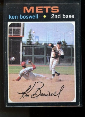 1971 TOPPS #492 KEN BOSWELL METS EX E014566