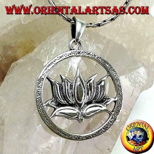 Ciondolo Fiore Di Loto In Argento: Fascino Senza Tempo - Foto 3