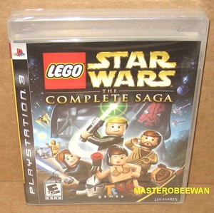 Lego Star Wars The Complete Saga Playstation 3 07 Ps3 New Sealed Black Label Ebay