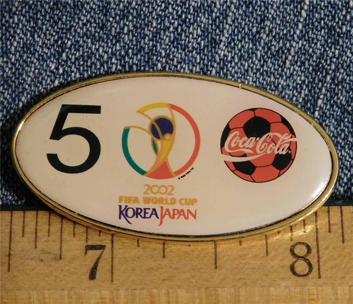 2002ワールドカップ コカ・コーラ メディアピン RARE 2002 COCA