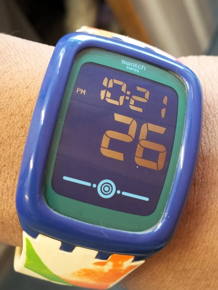 RELOJ VERAOZERO2 BLUETOOTH LCD DIGITAL TÁCTIL SUIZO HOMBRE COMPLETO FUNCIONANDO VINTAGE Foto 3 de 4