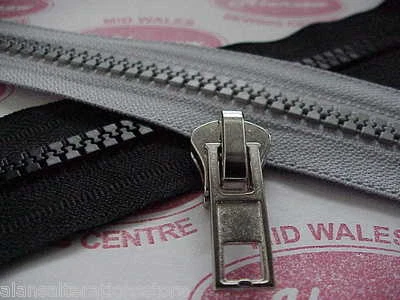 ALANSEW 8V, REPLACEMENT AUTOLOCKING SLIDER MOLDED PLASTIC ZIPPER D8 (NO ZIP INCLUDED)