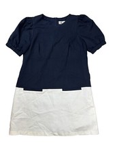 Eliza J Women's Navy Blue Stretch Shift Dress - Petite 12P