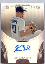 2013 Bowman Sterling - Prospect Auto Kevin Ziomek #BSAP-KZ Refractor /150