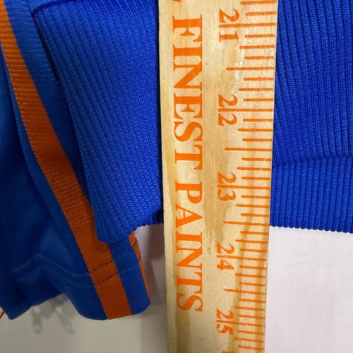 Adidas Track Jacket Y2K Womens Size M Blue Orange Retro Vintage Brazil - Picture 4 of 5