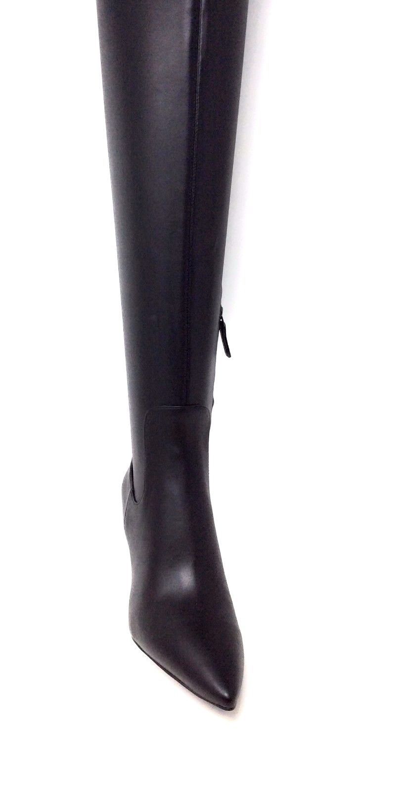 Nine West Womens Marcia Over Over Over The Knee Boot Black Faux Leather Size 6 M 080225 Nine West Womens Marcia Over Over Over The Knee Boot Black Faux Leather Size 6 M 080225