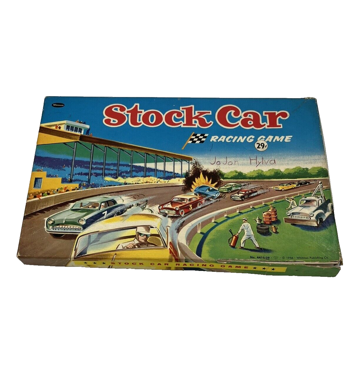 Stock Car Racing Board Game Whitman 1956 Complete Vintage eBay