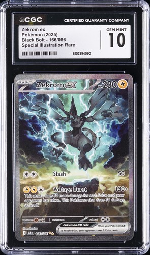 Zekrom ex graded CGC 10 for sale on eBay