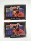1991 Michael Jordan #11 Legends Magazine Silver Hand Cut Card Lot of 2