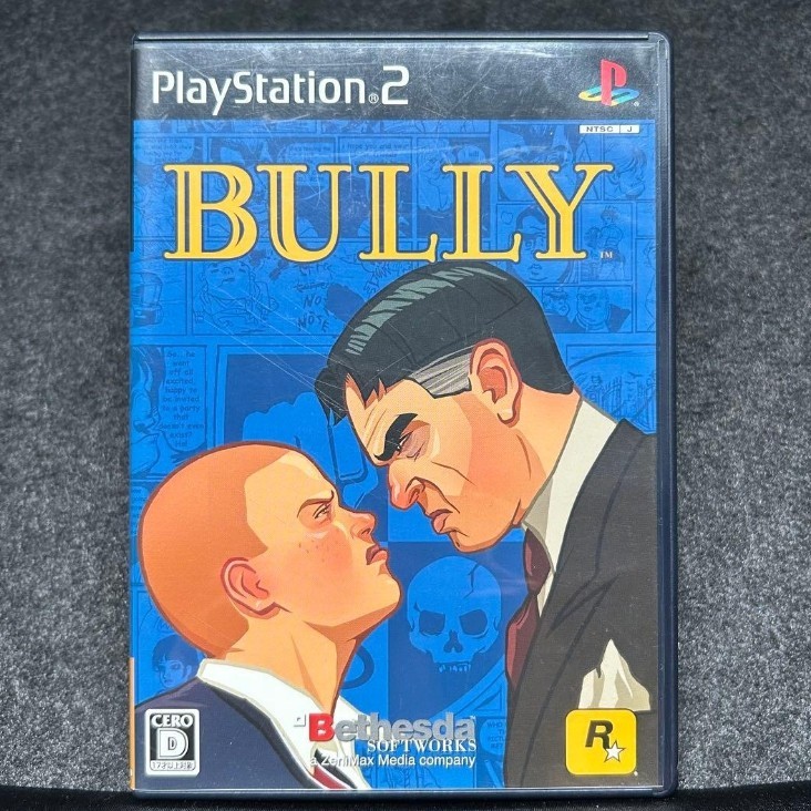 BULLY PlayStation2 PS2 Used Tested Japanese ver with Case Japan