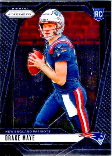 2024 Panini Prizm #329 Drake Maye New England Patriots RC Rookie Card