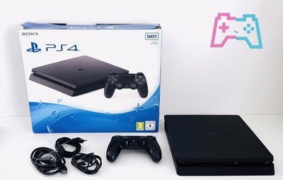 PlayStation 4 Slim 500GB (Modell 2016A) + Controller + 2 Spiele    