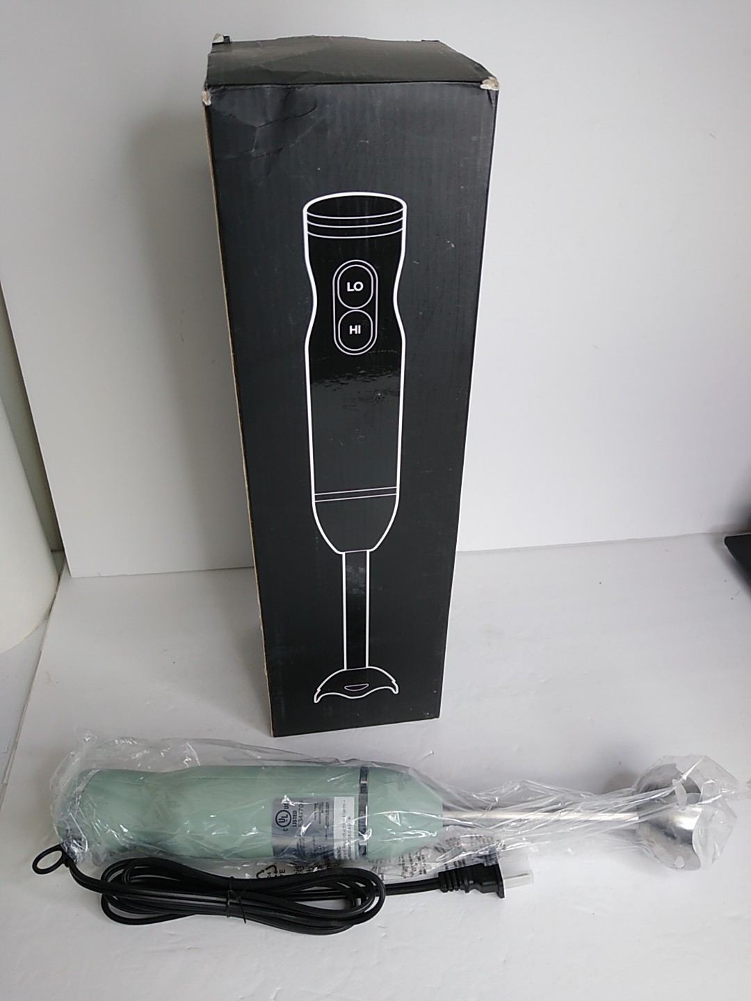 CHEFMAN Immersion Stick Hand Blender with Stainless Steel Bl