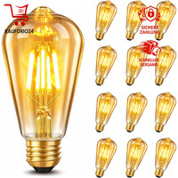 Led GlüHbirne E27 Vintage Lampe 4W Warmweiß 2700K ST64 Filament FüR Dekoration