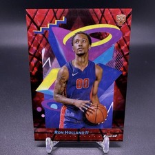 #/5! 🚨2024-25 Topps Finest RON HOLLAND II RC Detroit Pistons Rookie Red #228