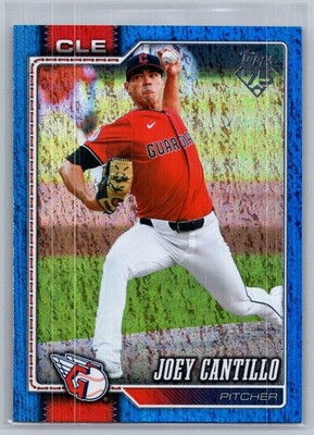 2026 Topps #691 Joey Cantillo /150 Blue Rainbow Foil