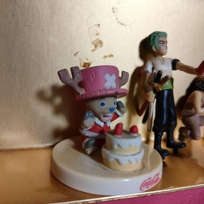 One Piece Coca-Cola 6 Figure Set Luffy Zoro Sanji Usopp Chopper